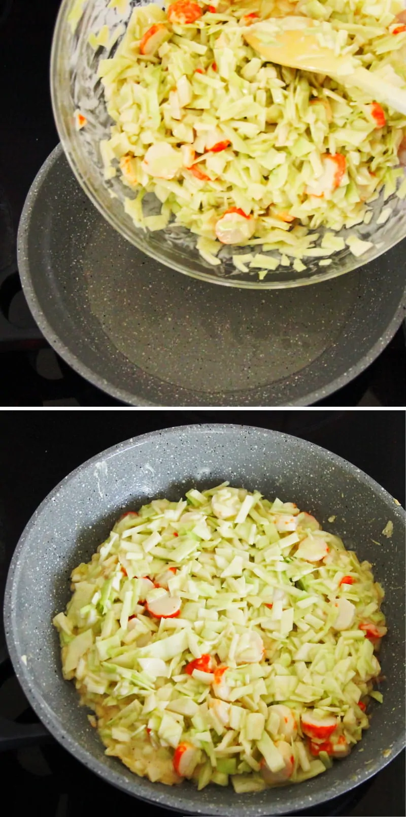 Grundrezept Okonomiyaki Schritt 6 Teig braten