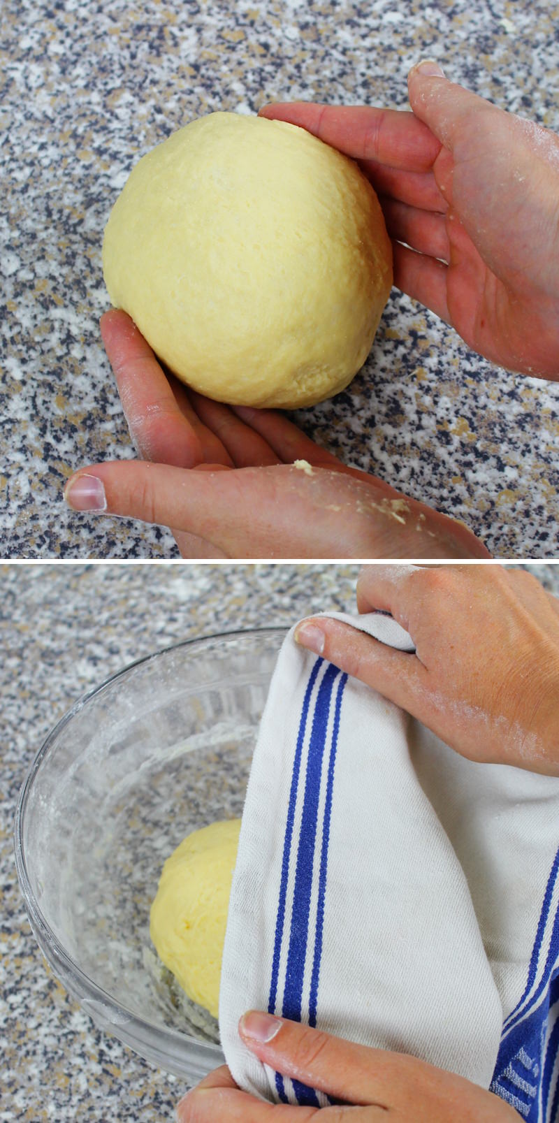 Melonpan - Passaggio 6: lasciare lievitare l’impasto