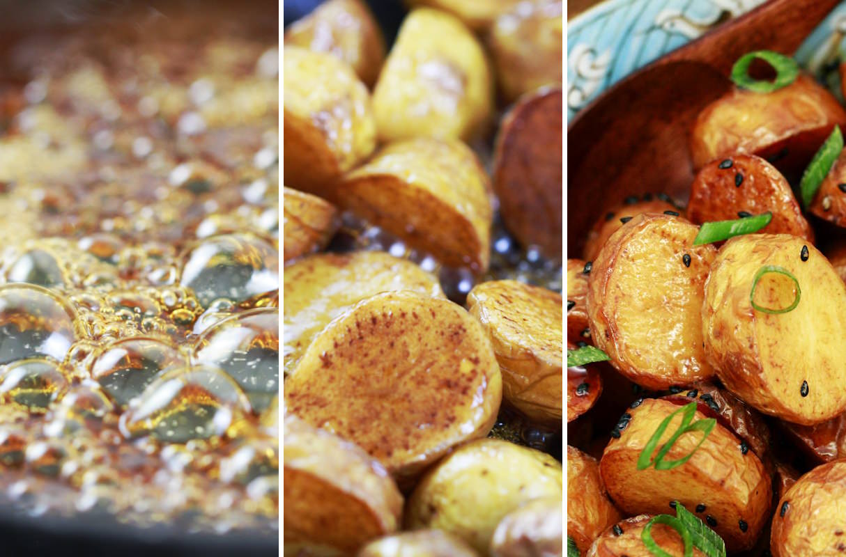 Make your own sweet potato soy sauce marinade