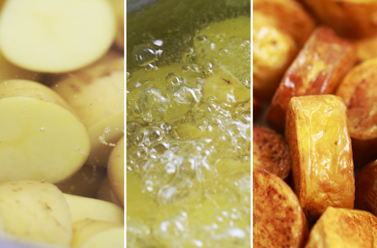 Make your own sweet potatoes in soy sauce