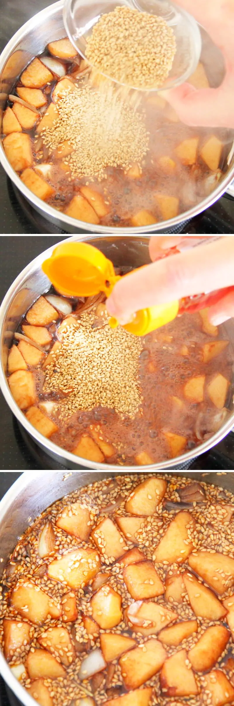Teppanyaki Grillsauce Schritt 6 Zutaten hinzufügen