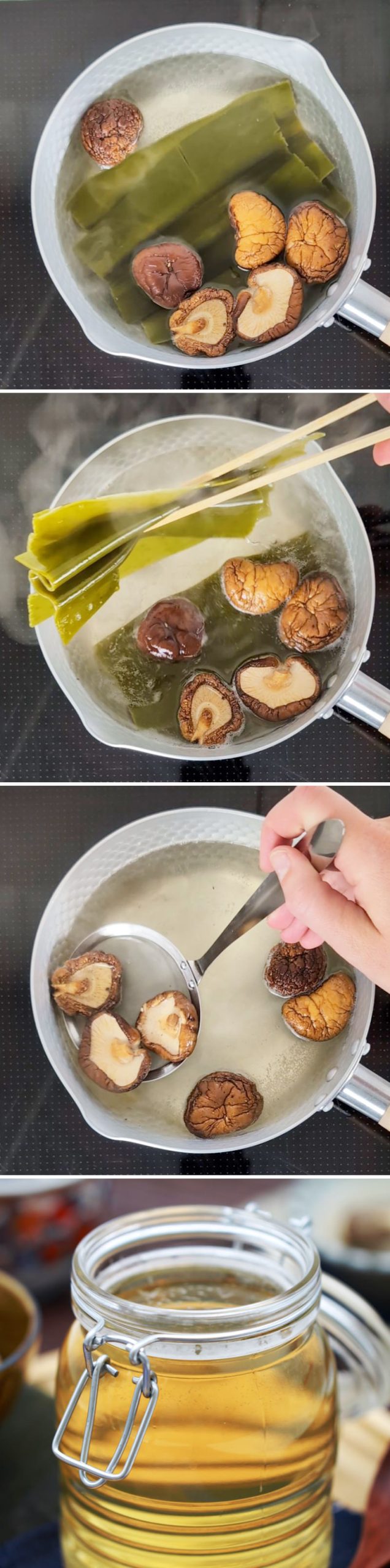 Dashi vegano - Fase 4: pronto