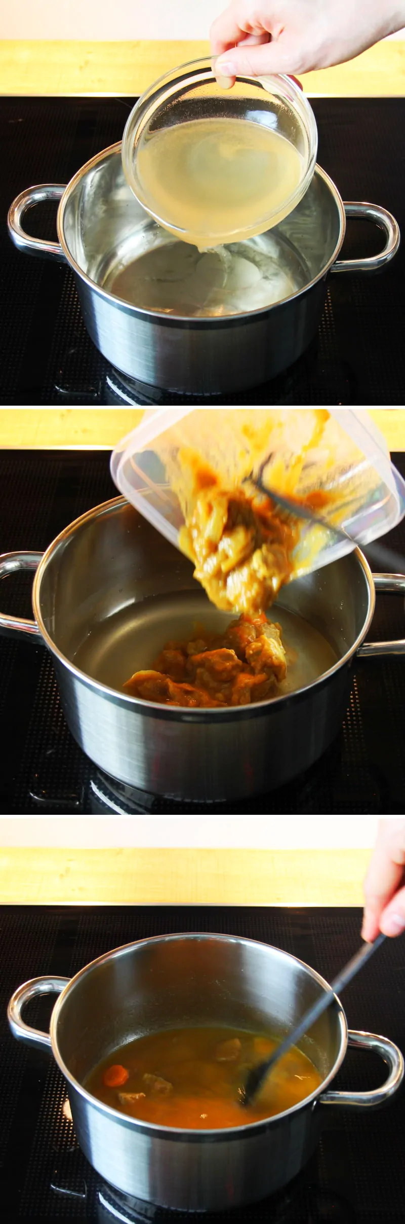 Kare Udon Schritt 3 Currysuppe zubereiten