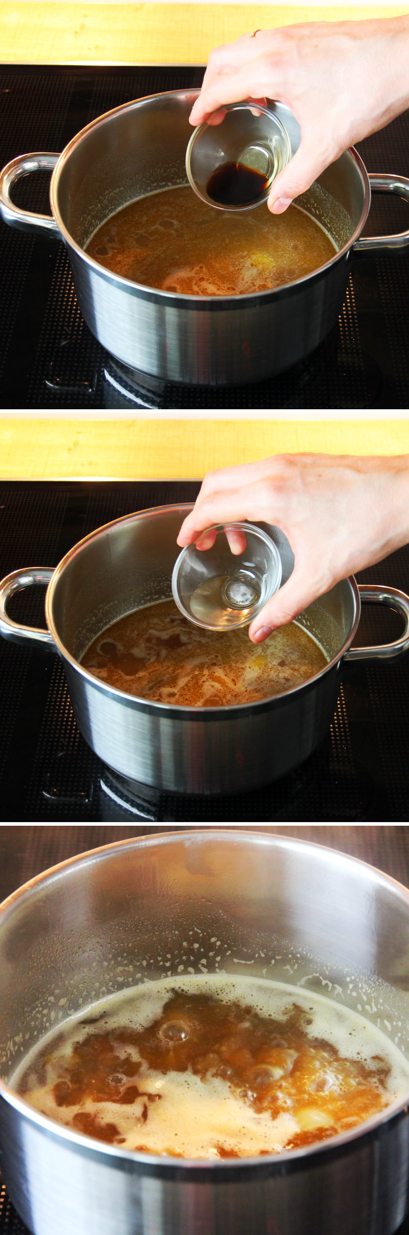 Kare Udon Schritt 4 Currysuppe würzen