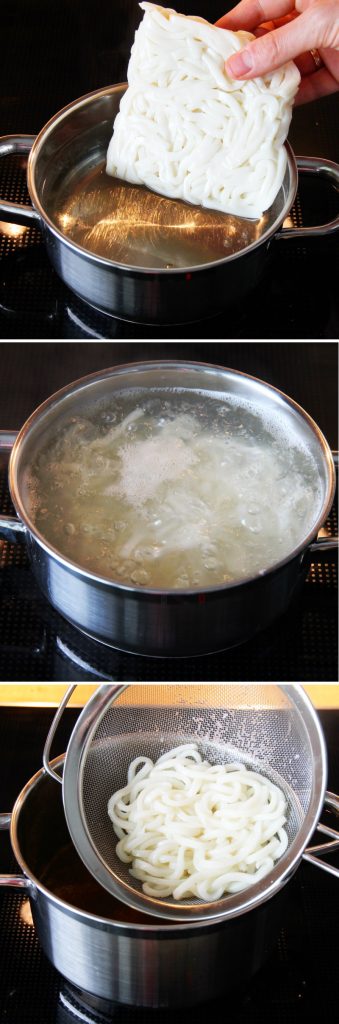 Kare Udon Schritt 5 Nudeln kochen