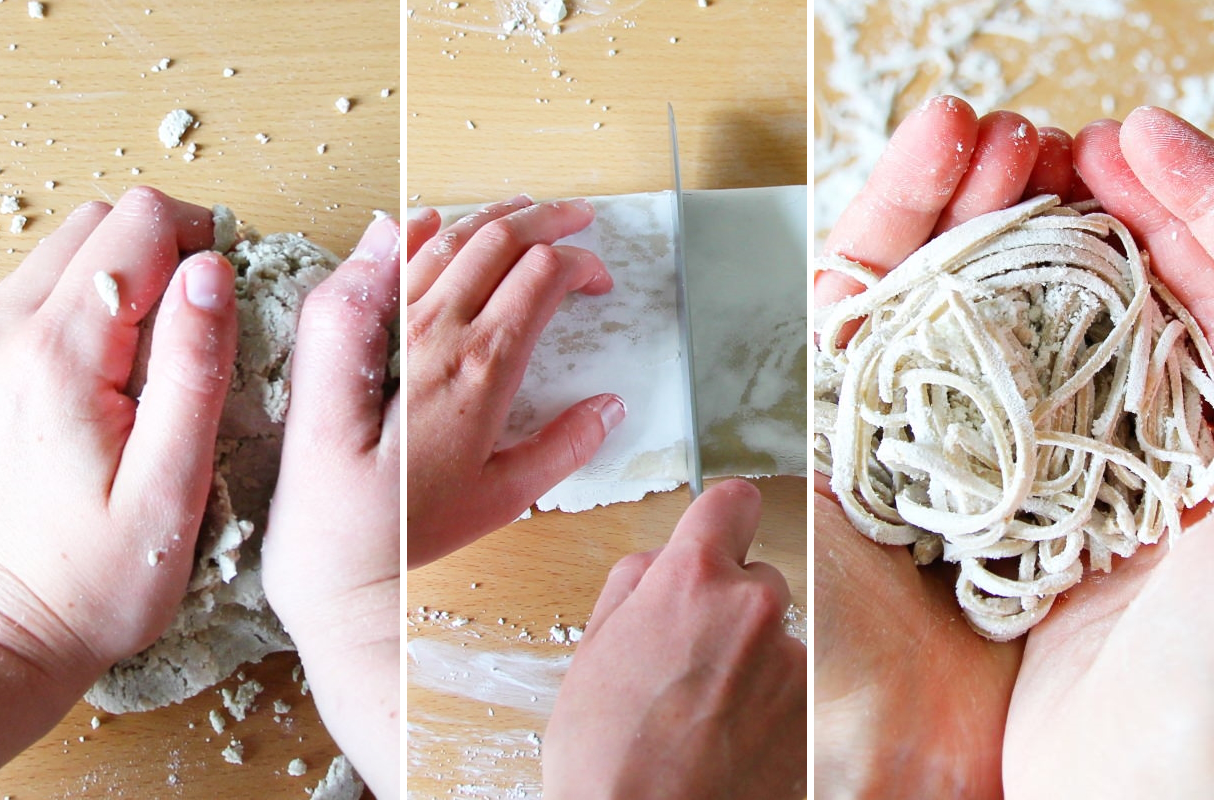 Preparare la pasta soba in casa
