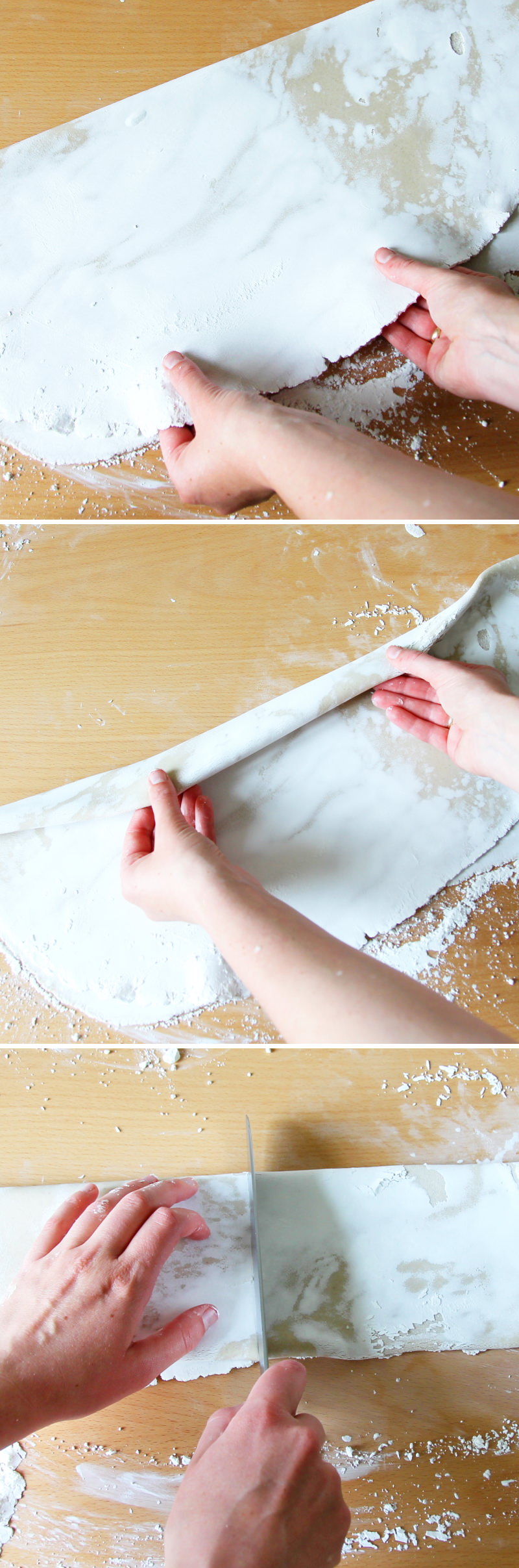 Preparare la pasta soba in casa - Passaggio 7: piegare l’impasto