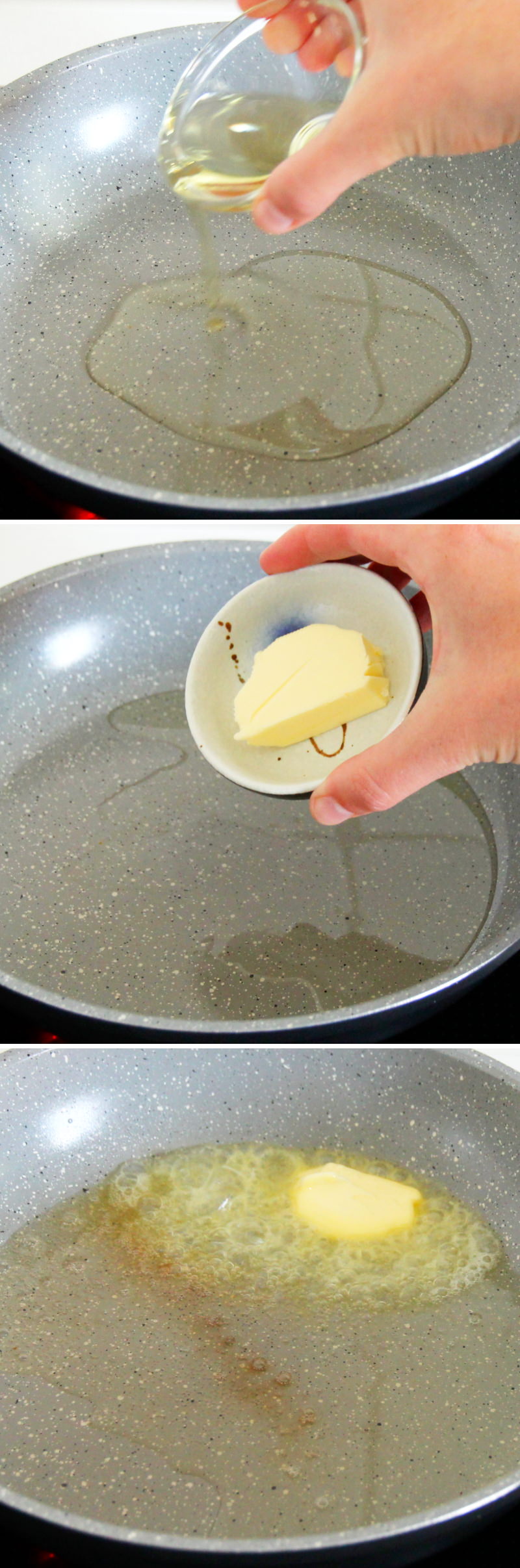 Teriyaki Lachs Schritt 5 Butter schmelzen