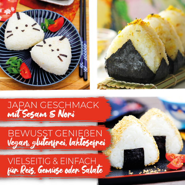 Furikake 50g (japanisches Reisgewürz mit Sesam & Nori, für Onigiri), Fujiman