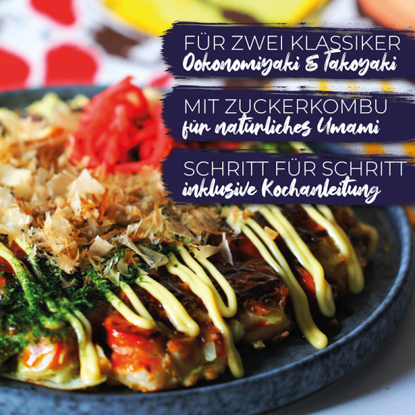 Okonomiyaki Teig Mehl 300g (auch für Takoyaki), Fujiman