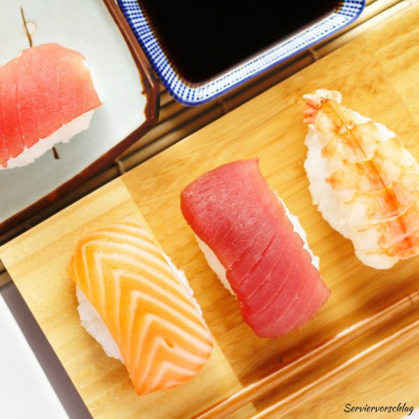 Serviervorschlag Nigiri