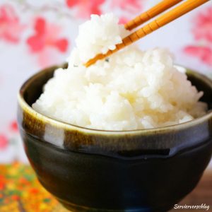 Serviervorschlag Reis kochen