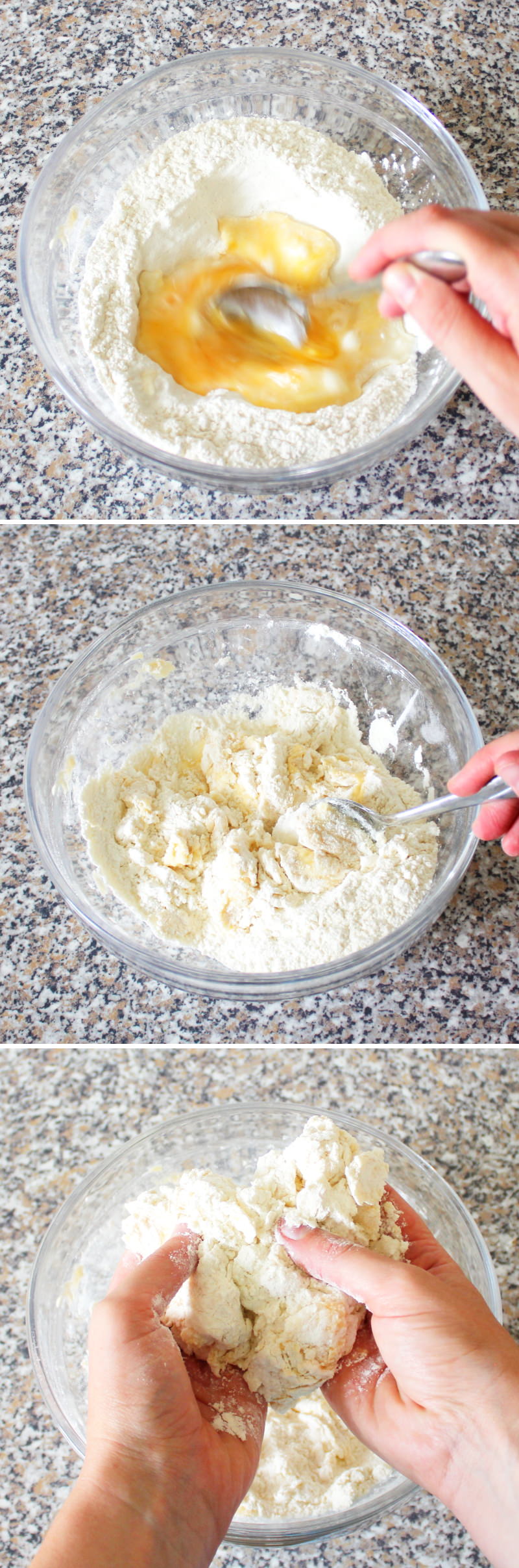 Preparare in casa i ramen con l’uovo – Passaggio 3: preparare l’impasto