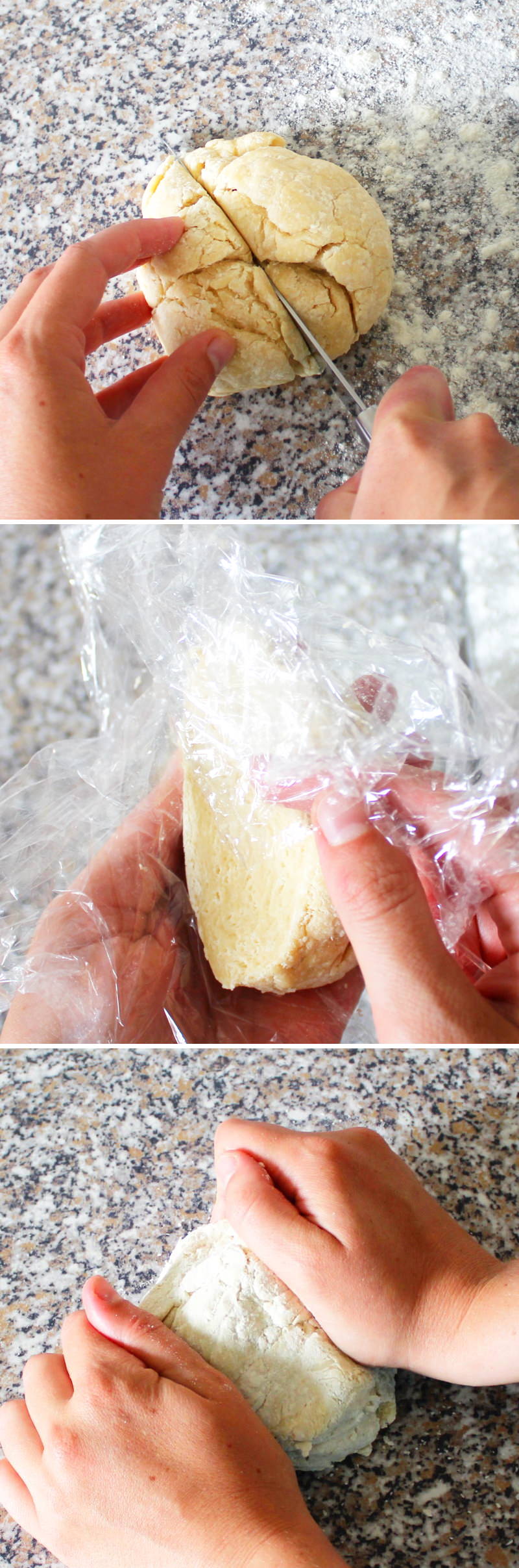 Preparare in casa la pasta ramen con l'uovo - Passaggio 6: appiattire l'impasto