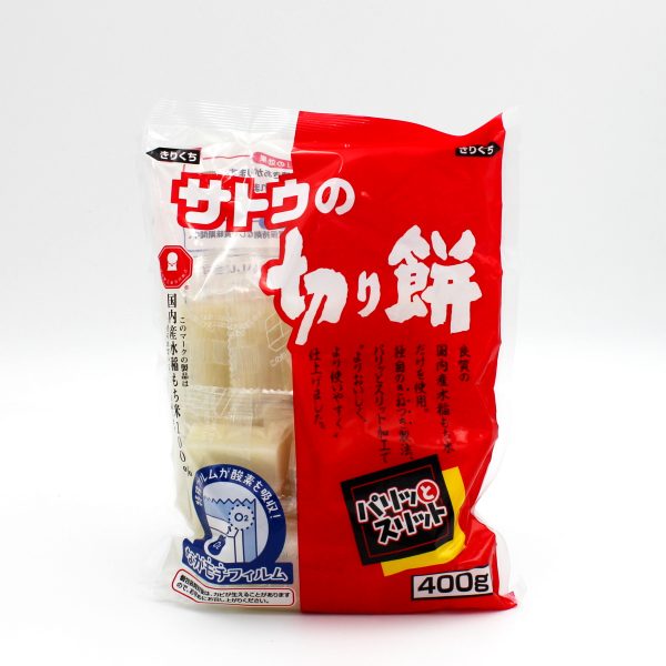 Kirimochi (10 Stück quadratische Reiskuchen, getrocknet) 400g, SATO