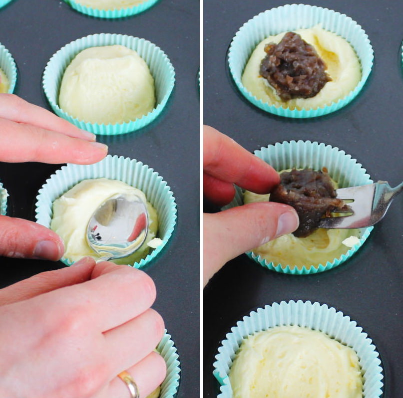 Mochi Muffins mit Klebreismehl &amp; süßem Anko » REZEPT