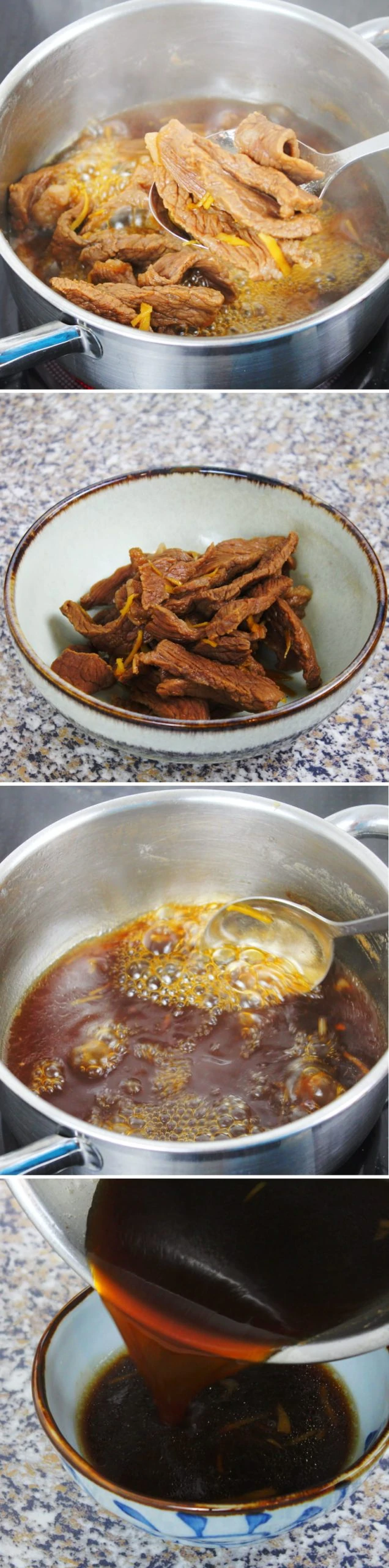 Shigureni Onigiri Schritt 5 Rindersteak kochen