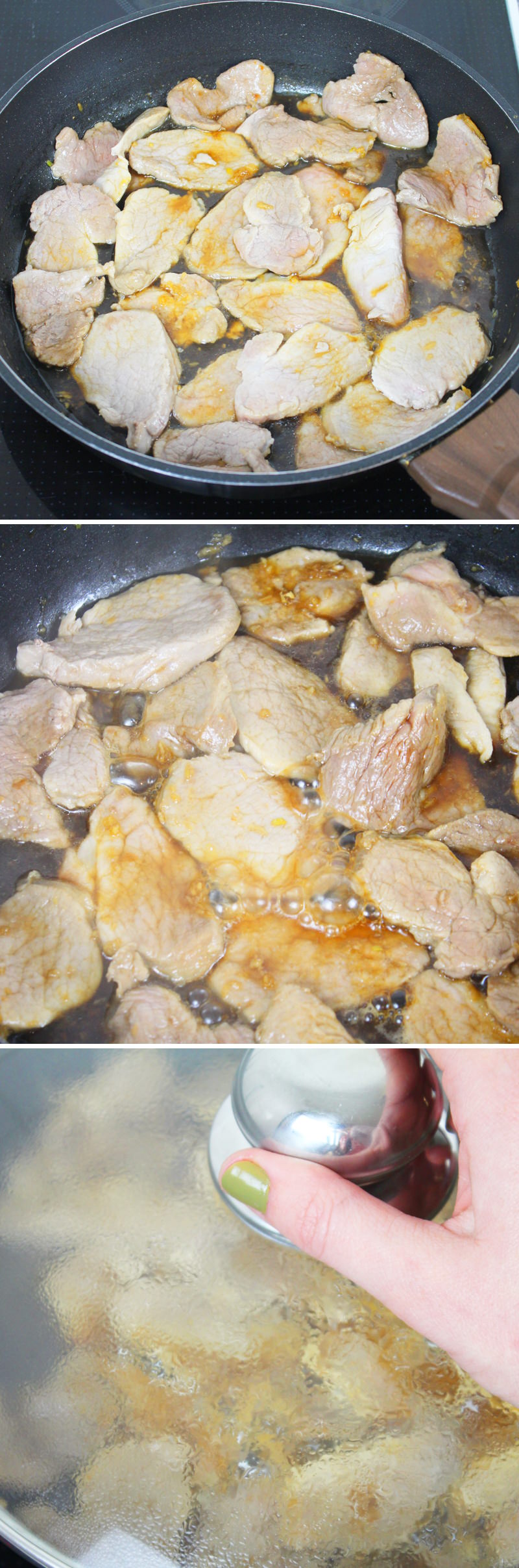 Butadon - Passaggio 7: far cuocere la carne