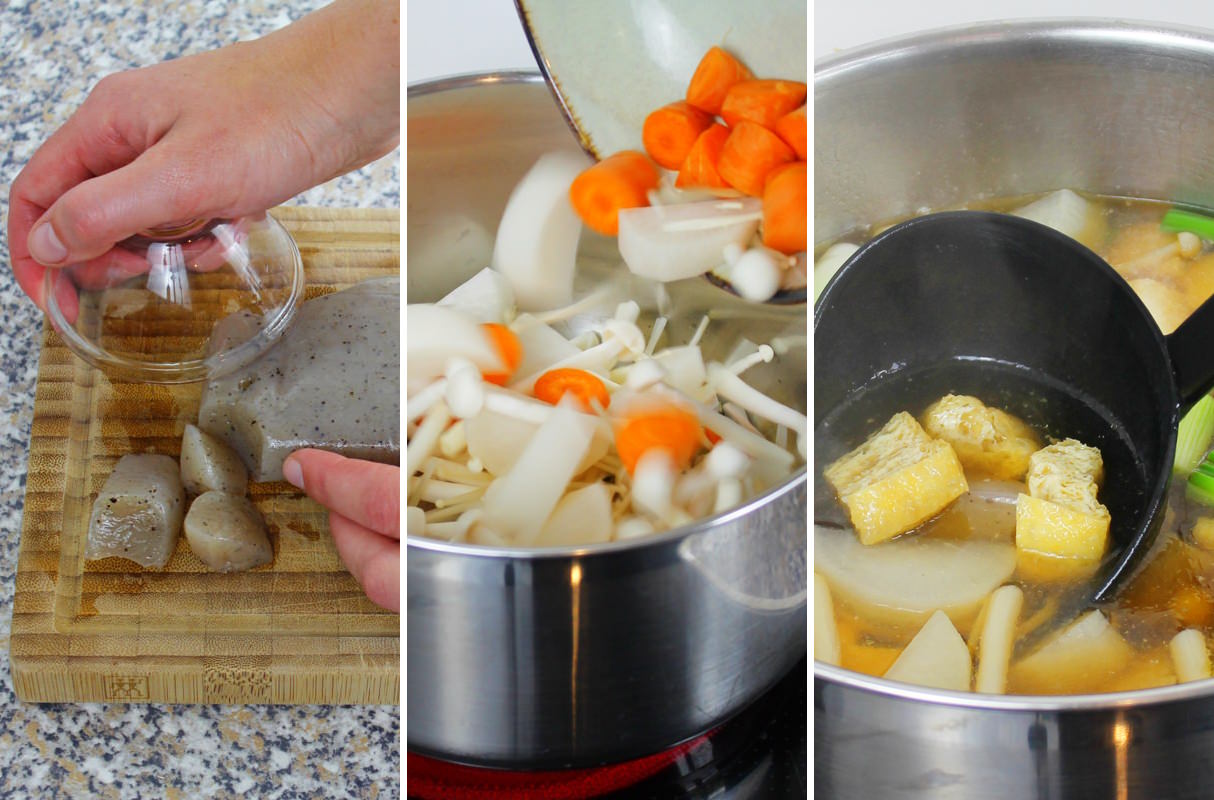 Kenchinjiru preparation