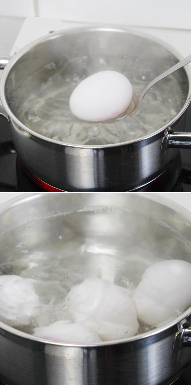 Tamago Sando Schritt 2 Eier kochen