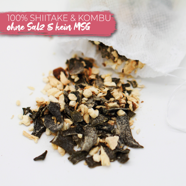 Brodo Dashi in bustina 5 x 8 g (pronto all'uso, vegano, senza glutammato monosodico), Fujiman