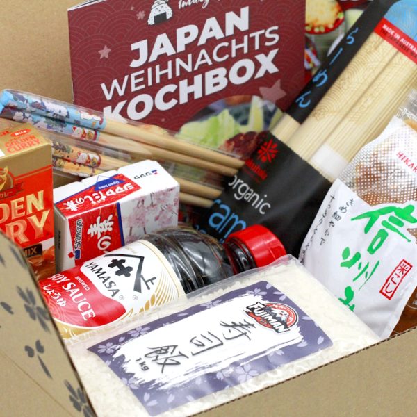 Japan Weihnachtskochbox in weihnachtlicher Geschenkverpackung