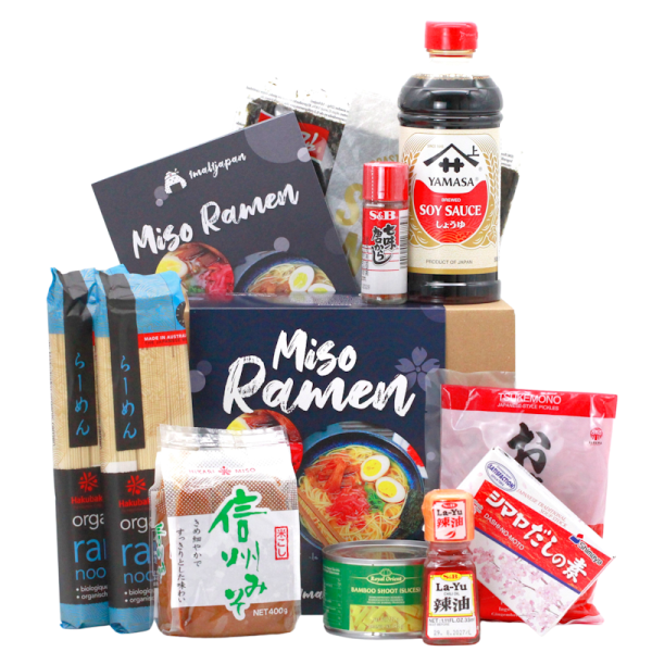 Miso Ramen Kochbox von 1mal1japan mit japanischen Zutaten und Rezeptheft