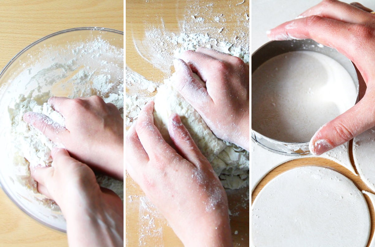 Gyoza wrappers preparation
