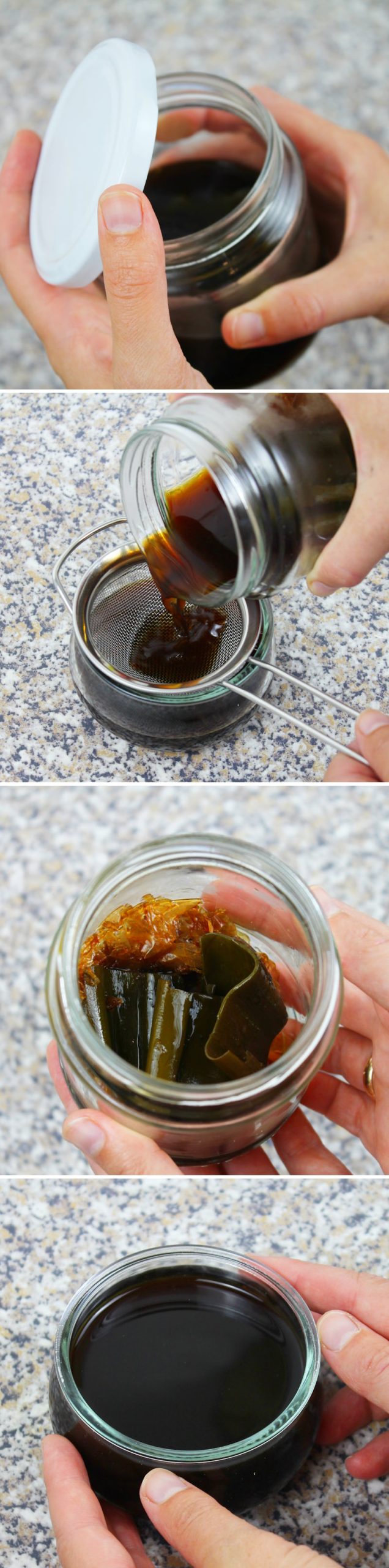 Salsa Ponzu - Fase 5: filtrare