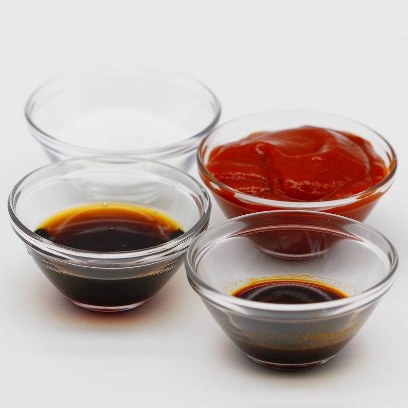 Ingredienti per la salsa takoyaki
