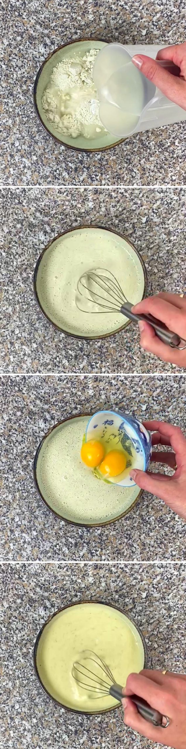 Takoyaki Step 2: Prepare the batter
