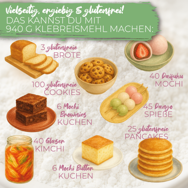 Farina di riso glutinoso 940 g (glutinous), Fujiman