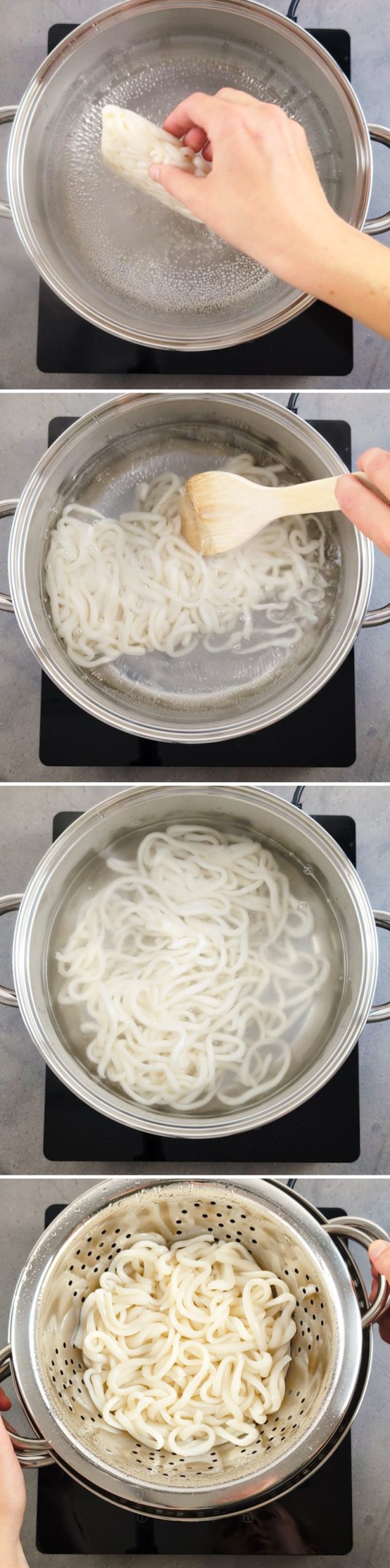 Udon Noodle Soup Step 7 - Cook the noodles