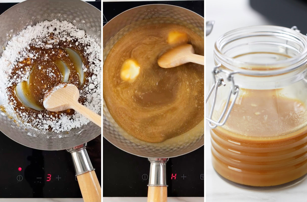 Preparare la salsa al caramello