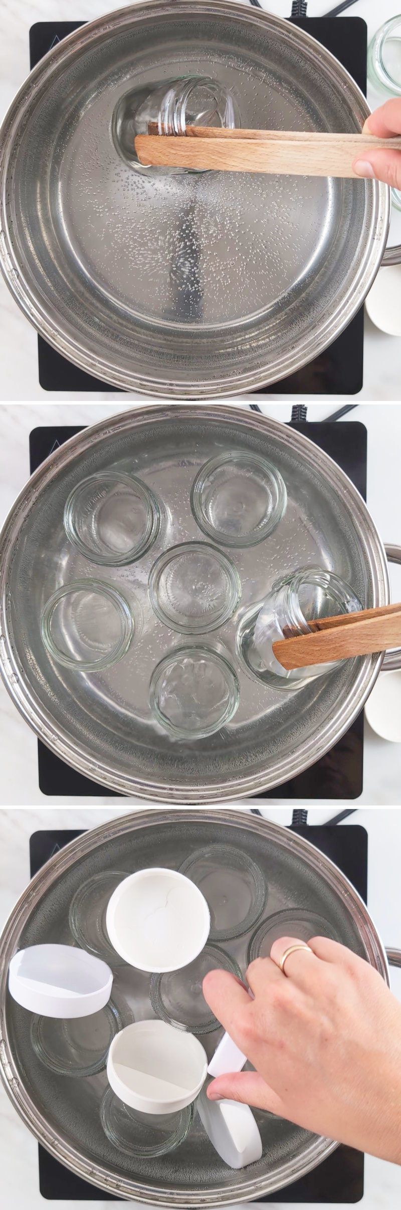 Making natto yourself Passaggio 6: Sterilising the jars