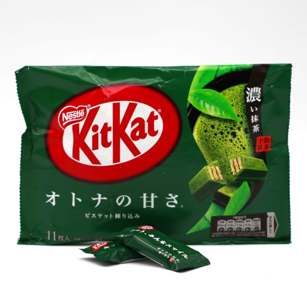 KitKat Strong Matcha 124,3g (11 Stück, japanische Süigkeit), Nestle