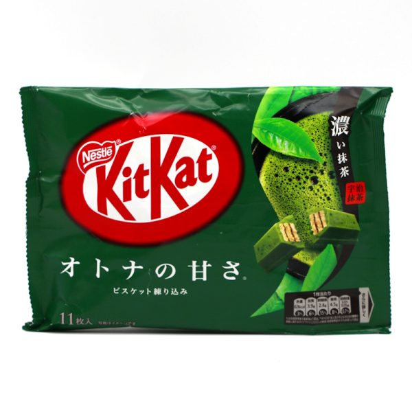 KitKat Strong Matcha 124,3g (11 Stück, japanische Süigkeit), Nestle