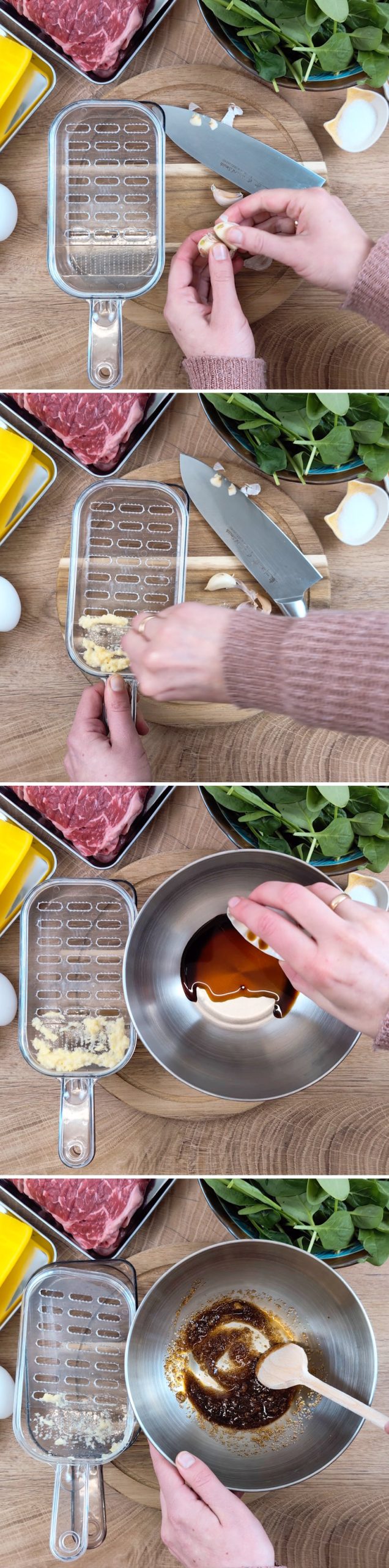 Gimbap Passaggio 5 Preparare la marinata