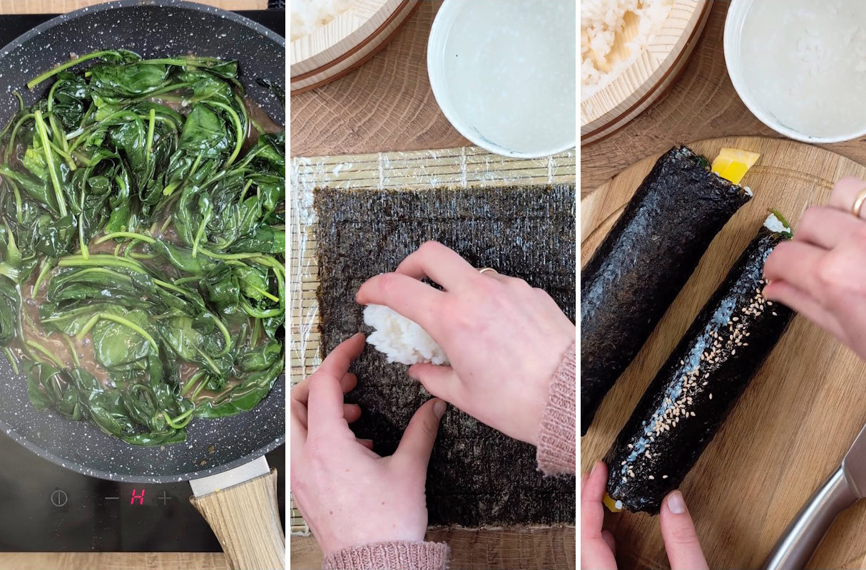 Preparare il Gimbap in casa
