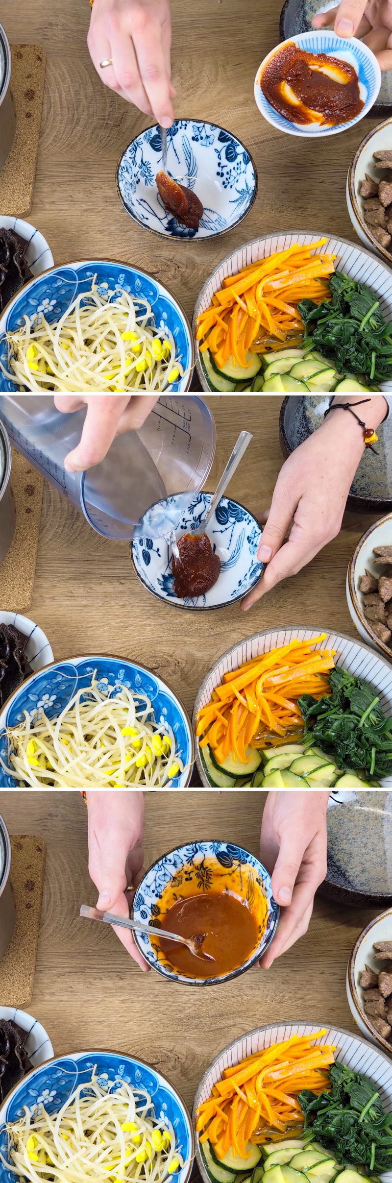 Bibimbap passaggio 12 Preparare la salsa