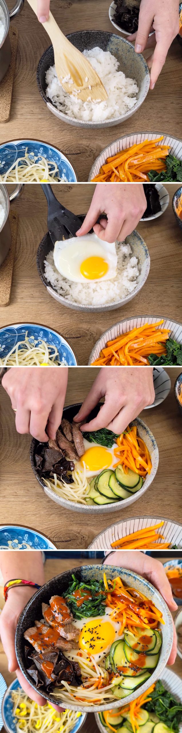 Bibimbap Passaggio 13 Servire
