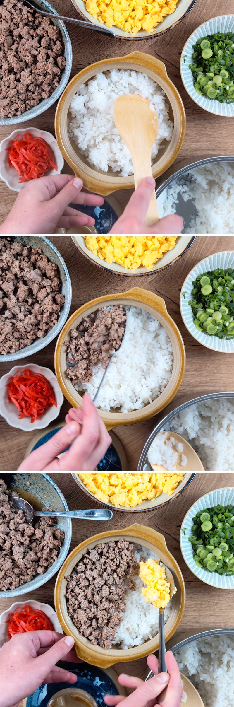Serving Soboro Don Step 6