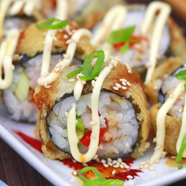 Tempura Sushi Fertig