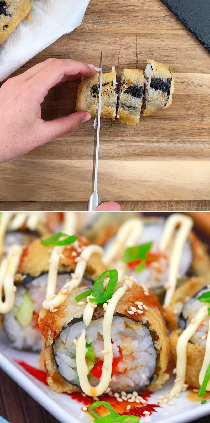Tempura Sushi - Passo 11: servire