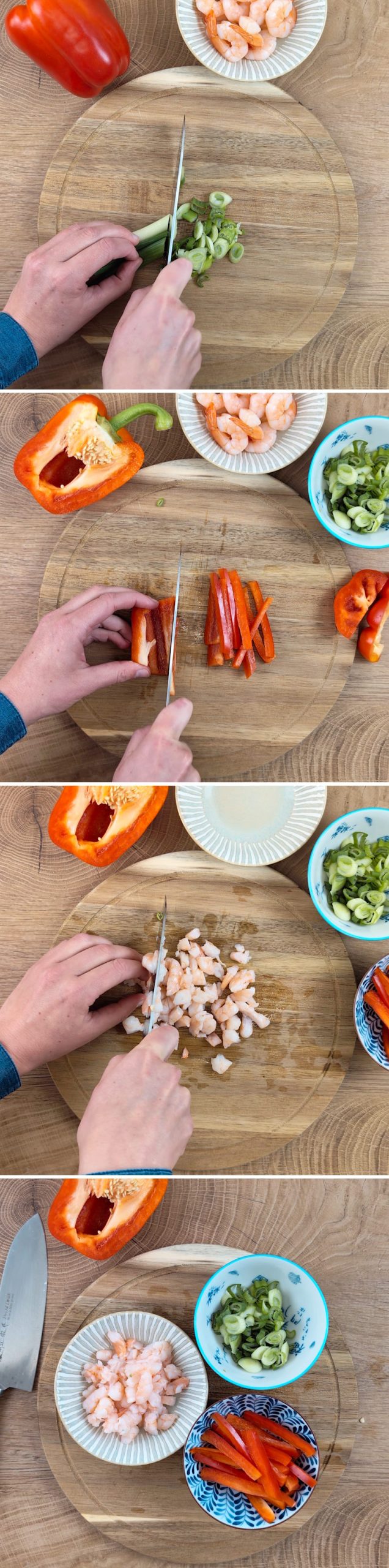 Sushi alla tempura - Fase 5: preparare il ripieno