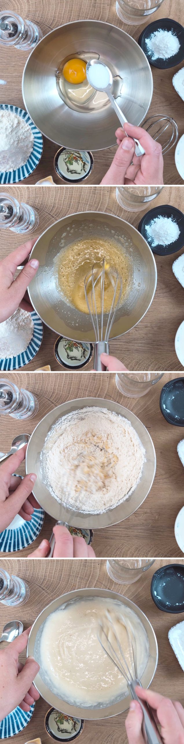 Corn Dogs Step 2 Prepare the batter