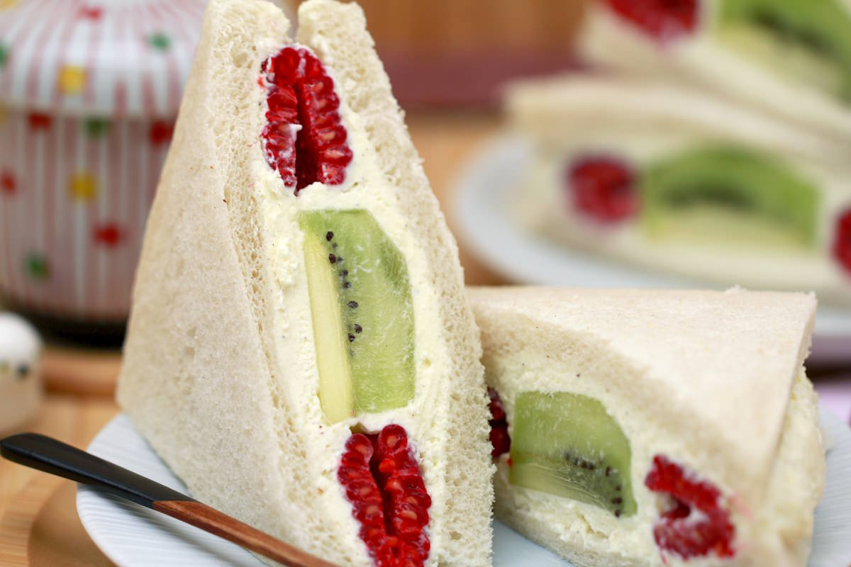 Fruit Sando close-up