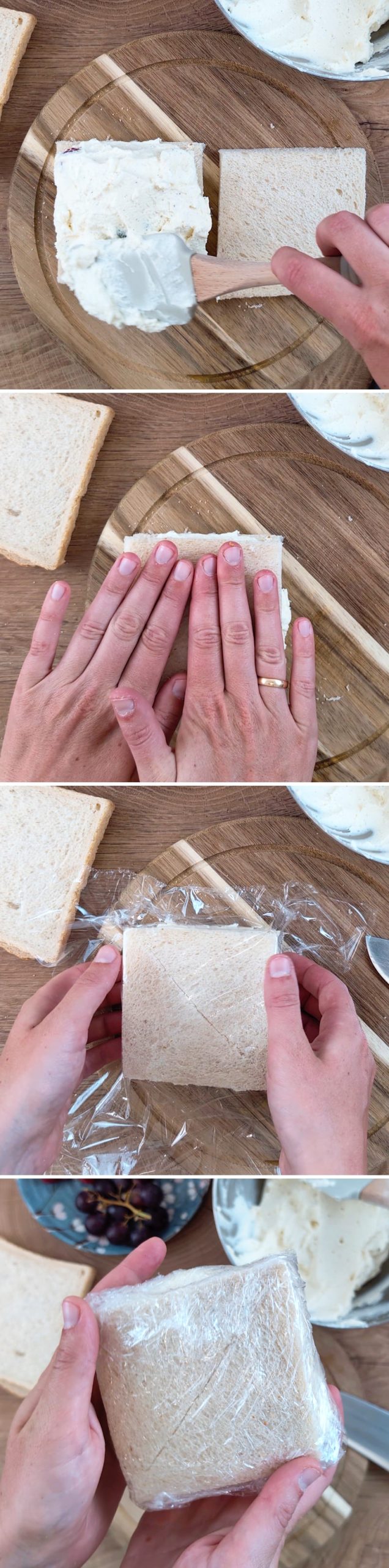 Fruit Sando Step 4: Assembling the sandwich