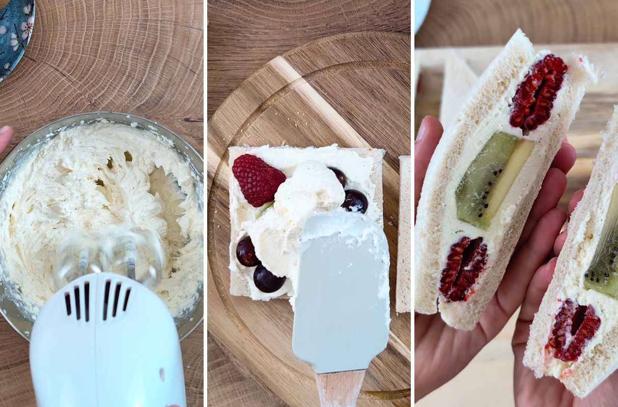 Make your own Fruit Sando