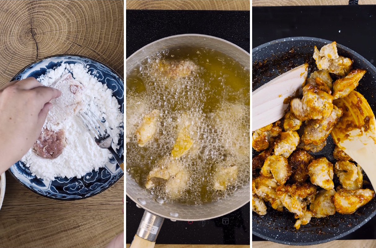 Ricetta per preparare il Dakgangjeong in casa